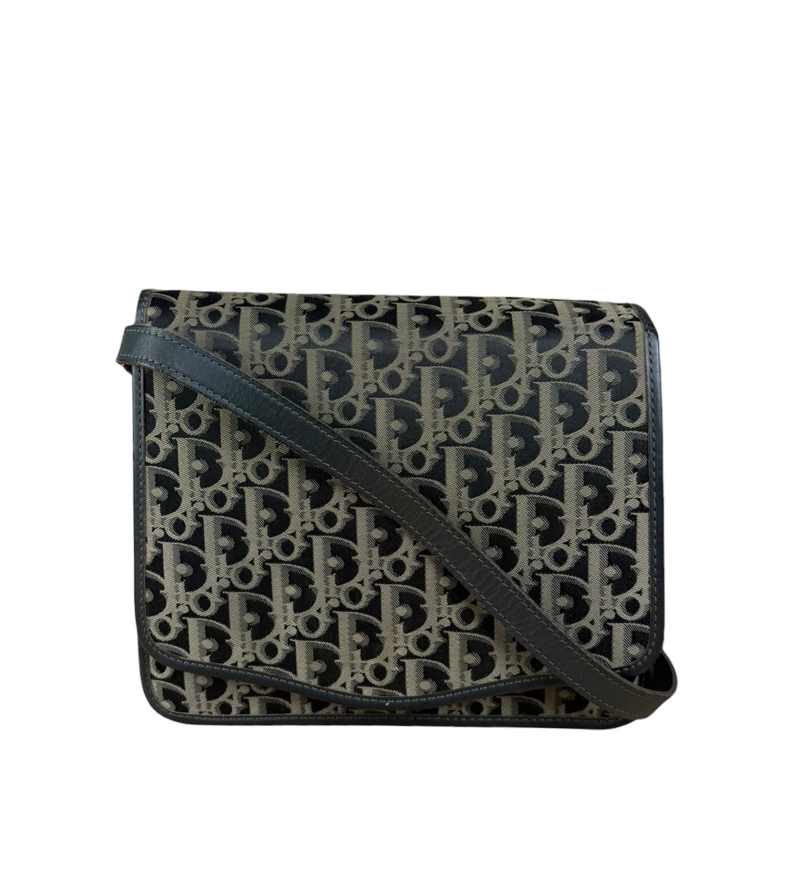 Christian Dior Vintage Monogram Trotter Messenger Bag