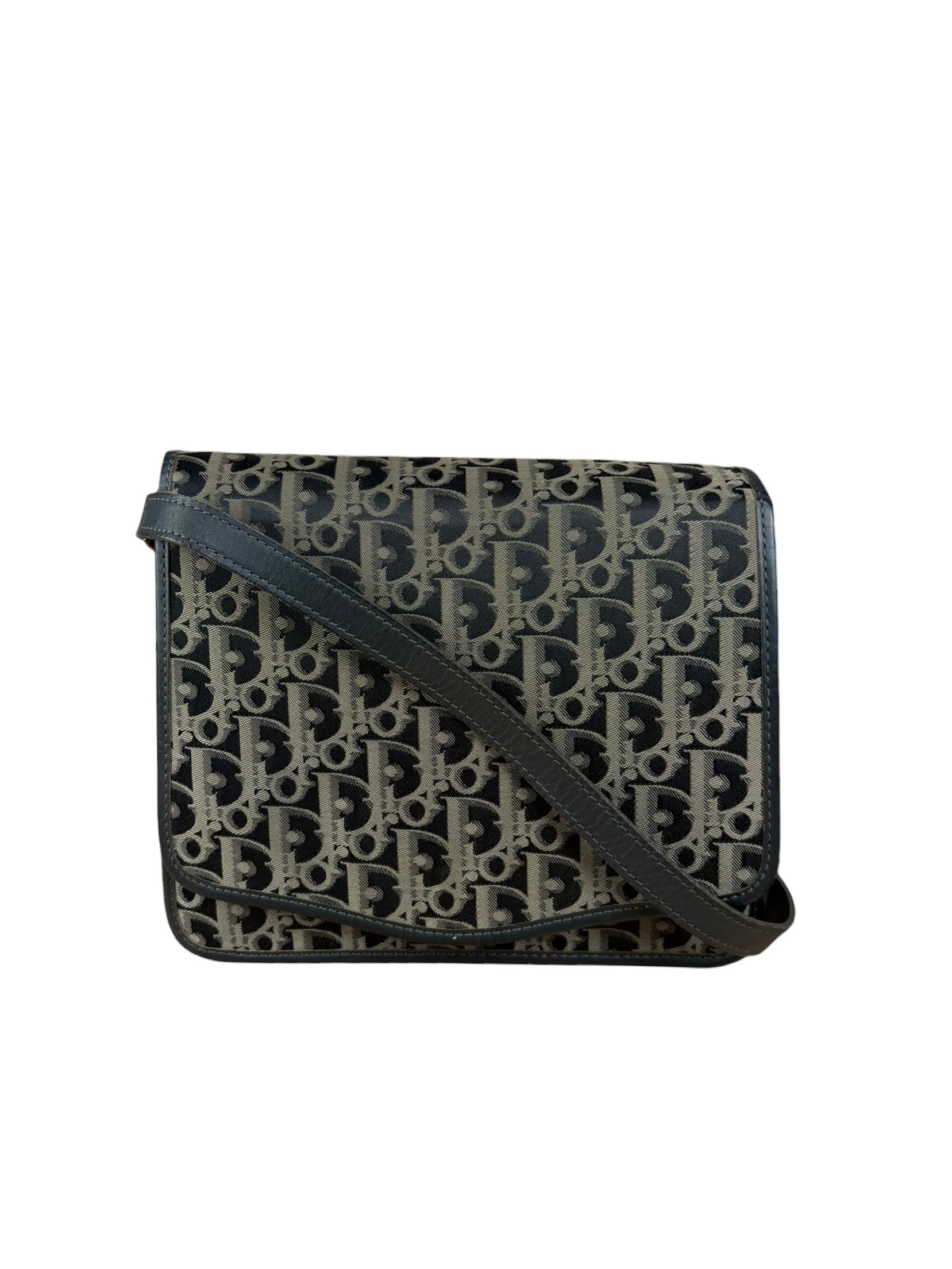 Christian Dior Vintage Monogram Trotter Messenger Bag