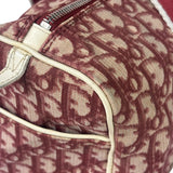Christian Dior Vintage Red Trotter Boston Bag