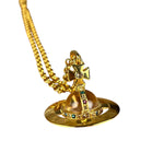 Vivienne Westwood Gold 3D Orb Necklace