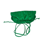 Bottega Veneta Green Leather Intercciato Small Crossbody