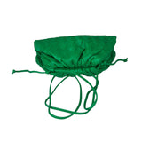 Bottega Veneta Green Leather Intercciato Small Crossbody