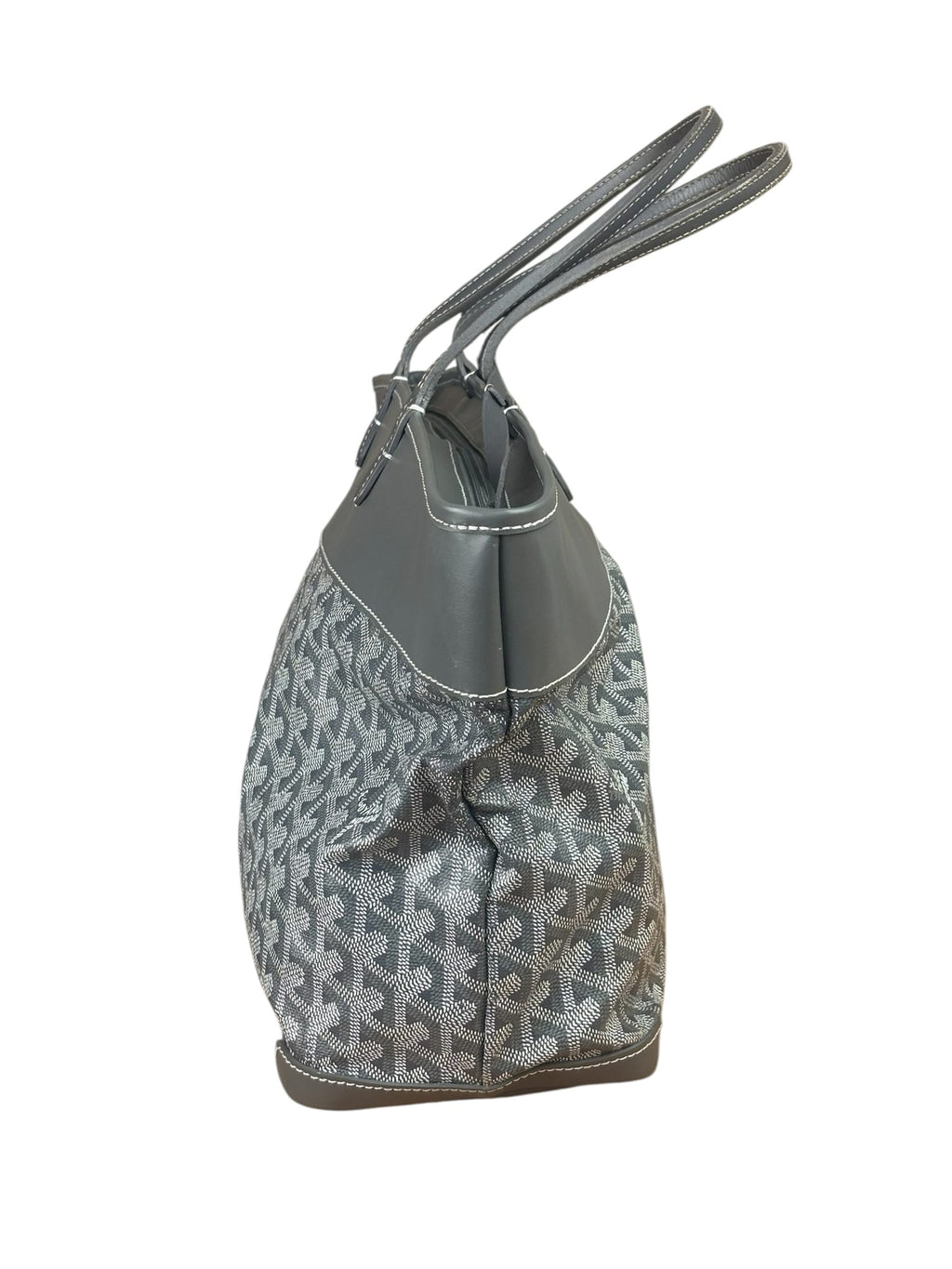 Goyard Grey Leather Bellechasse Medium Tote