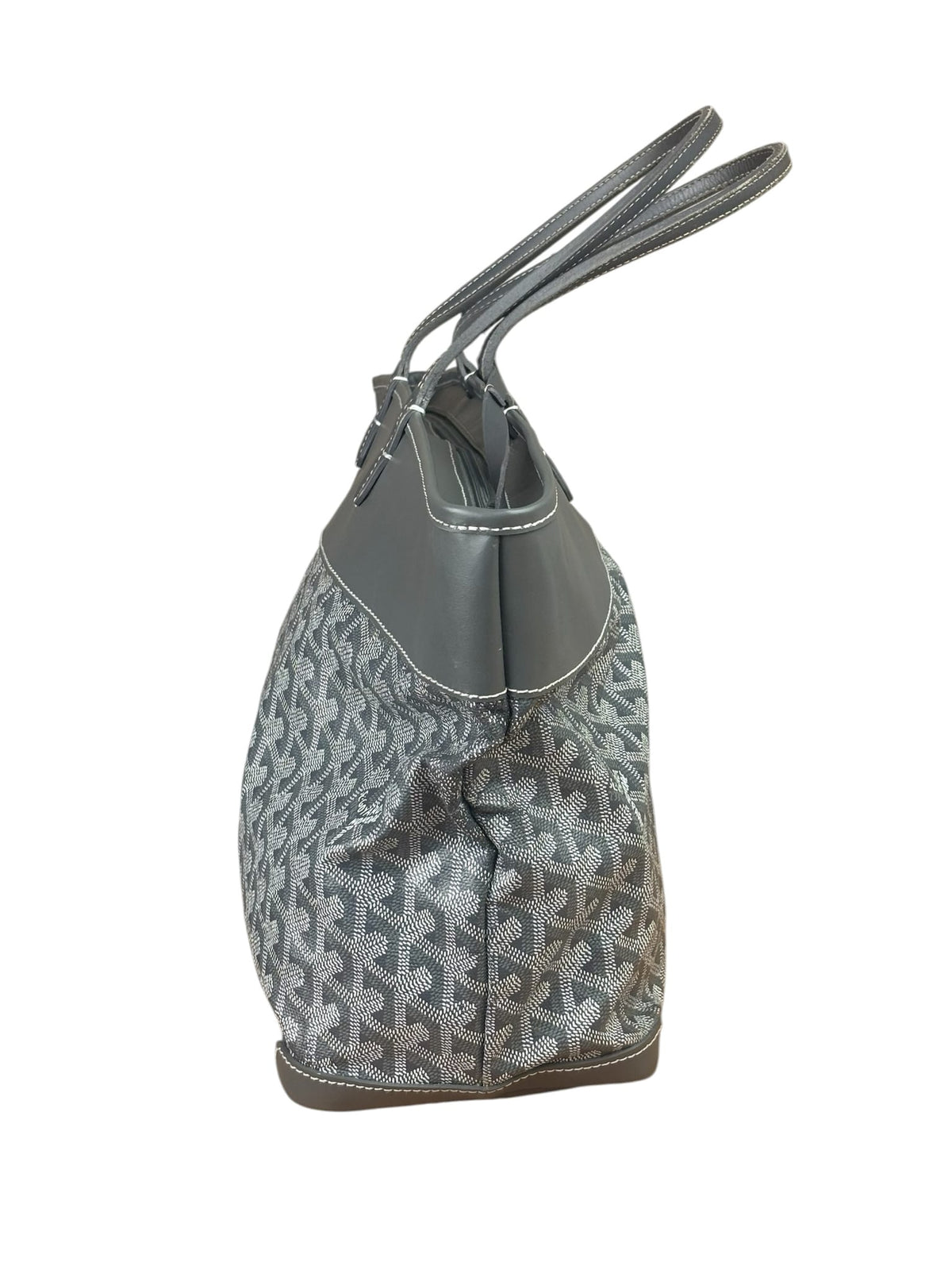 Goyard Grey Leather Bellechasse Medium Tote