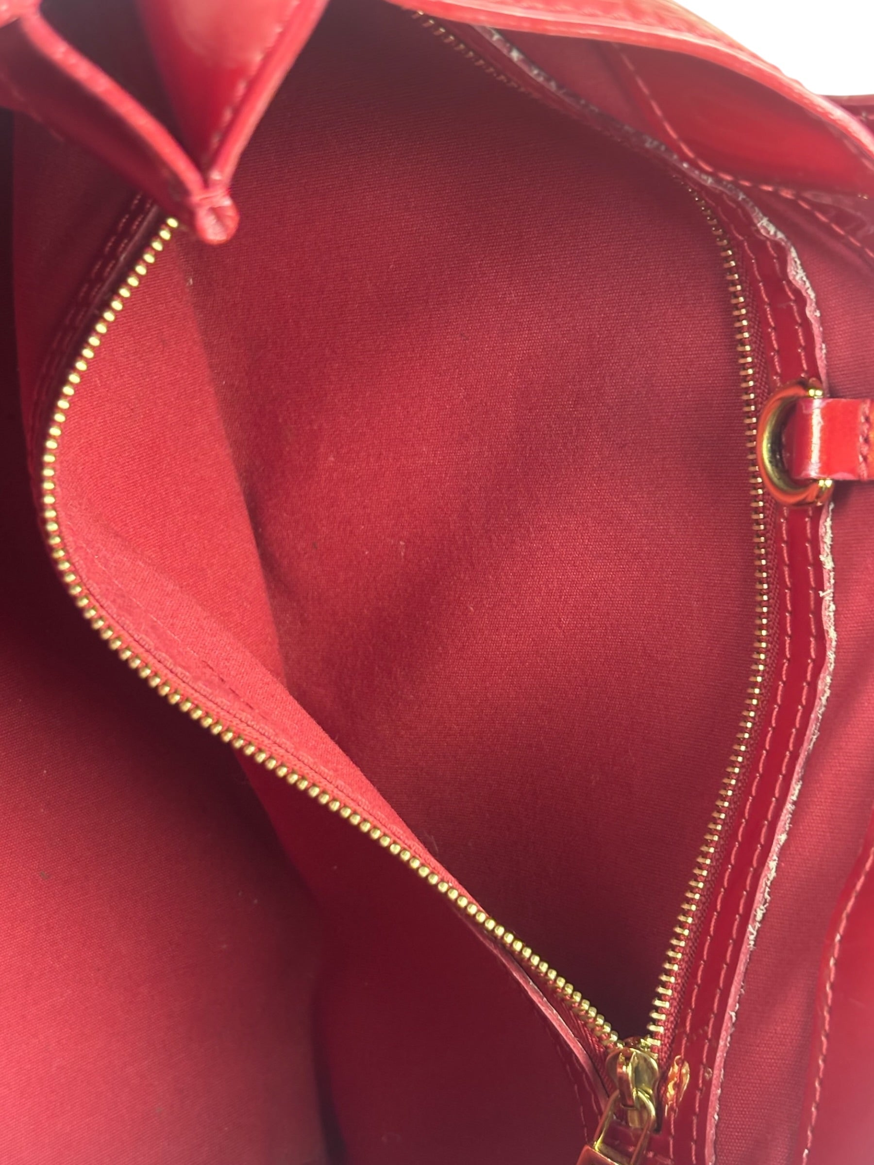 Louis Vuitton Monogram Red Vernis Wilshire PM