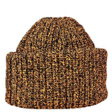 Prada Knit Polyester Black/Orange Beanie