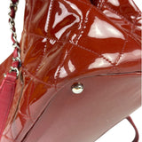 Chanel Patent Red Quilted S Shopper Tote 2013