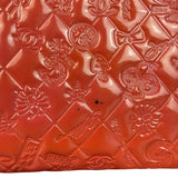 Chanel Orange Patent Lucky Symbols Pochette 2009
