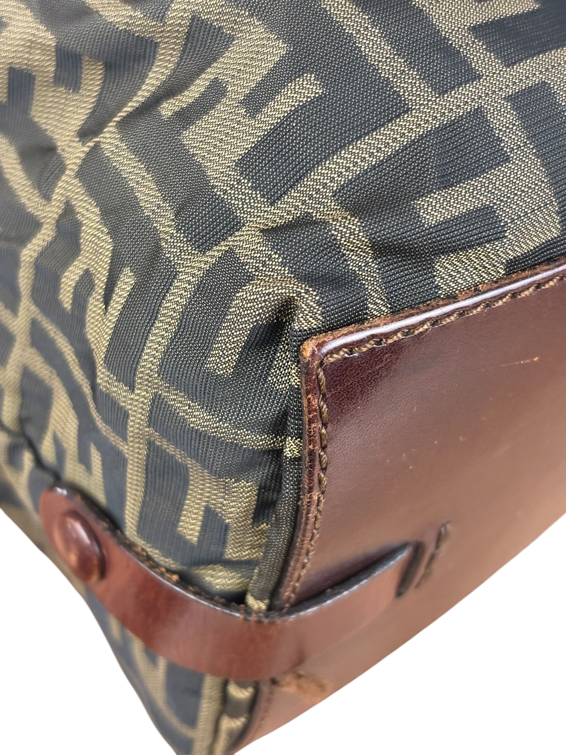 Fendi Zucca Foldable Canvas Tote Bag