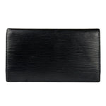 Louis Vuitton Black Epi Leather Long Wallet