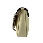 Gucci Soho Chain Flap Shoulder Bag White