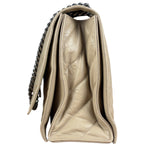 Balenciaga Beige Calfskin Crush Chain Bag