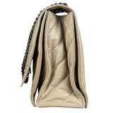 Balenciaga Beige Calfskin Crush Chain Bag
