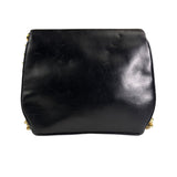 Gucci Black Leather Flap Crossbody Bag