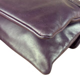 Chanel Purple Lambskin Ball Button Flap 2001
