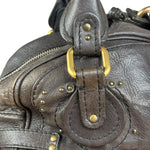 Chloe Brown Leather Paddington Shoulder Bag