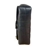 Chanel Black Lambskin Mini Chocolate Bar Flap Bag 2005