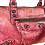 Balenciaga Mini Classic Leather City Bag Red
