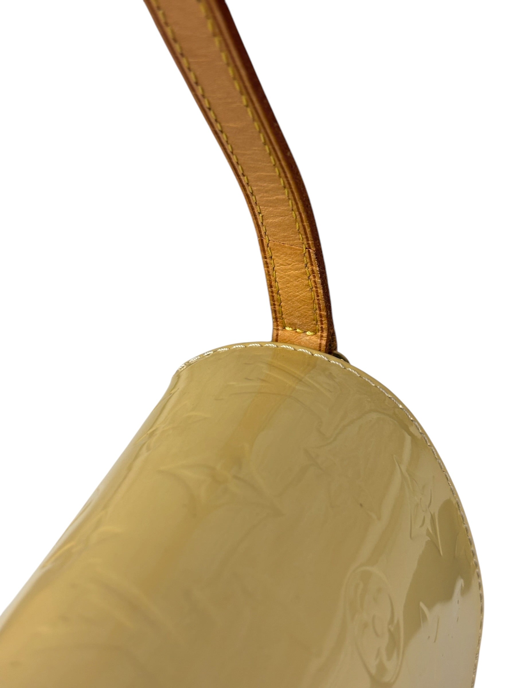 Louis Vuitton Yellow Monogram Vernis Bellflower GM Shoulder Bag