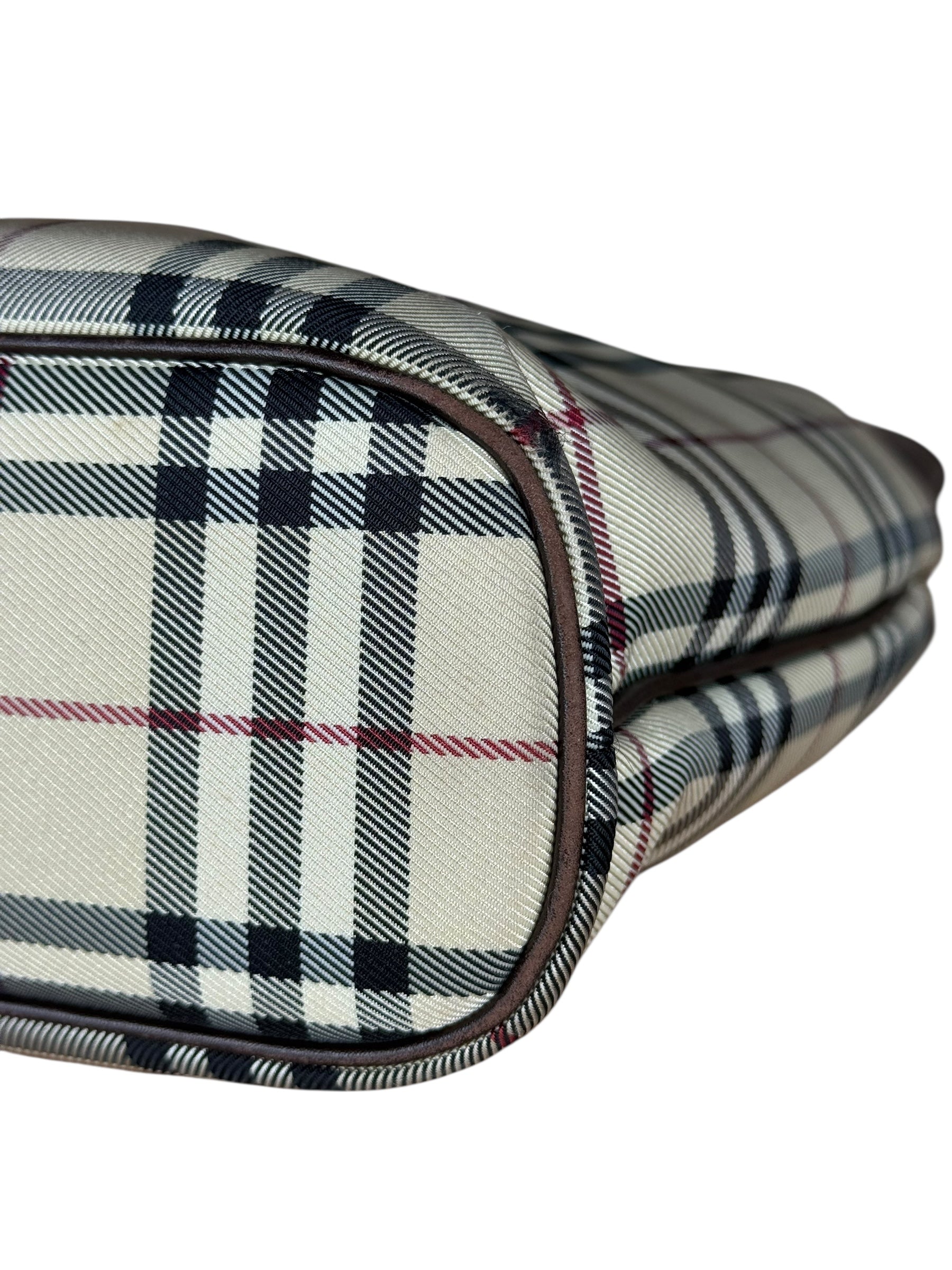 Burberry Vintage Canvas Nova Check Tote