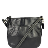 Coach Black Leather Soho Pleated Crossbody Bag