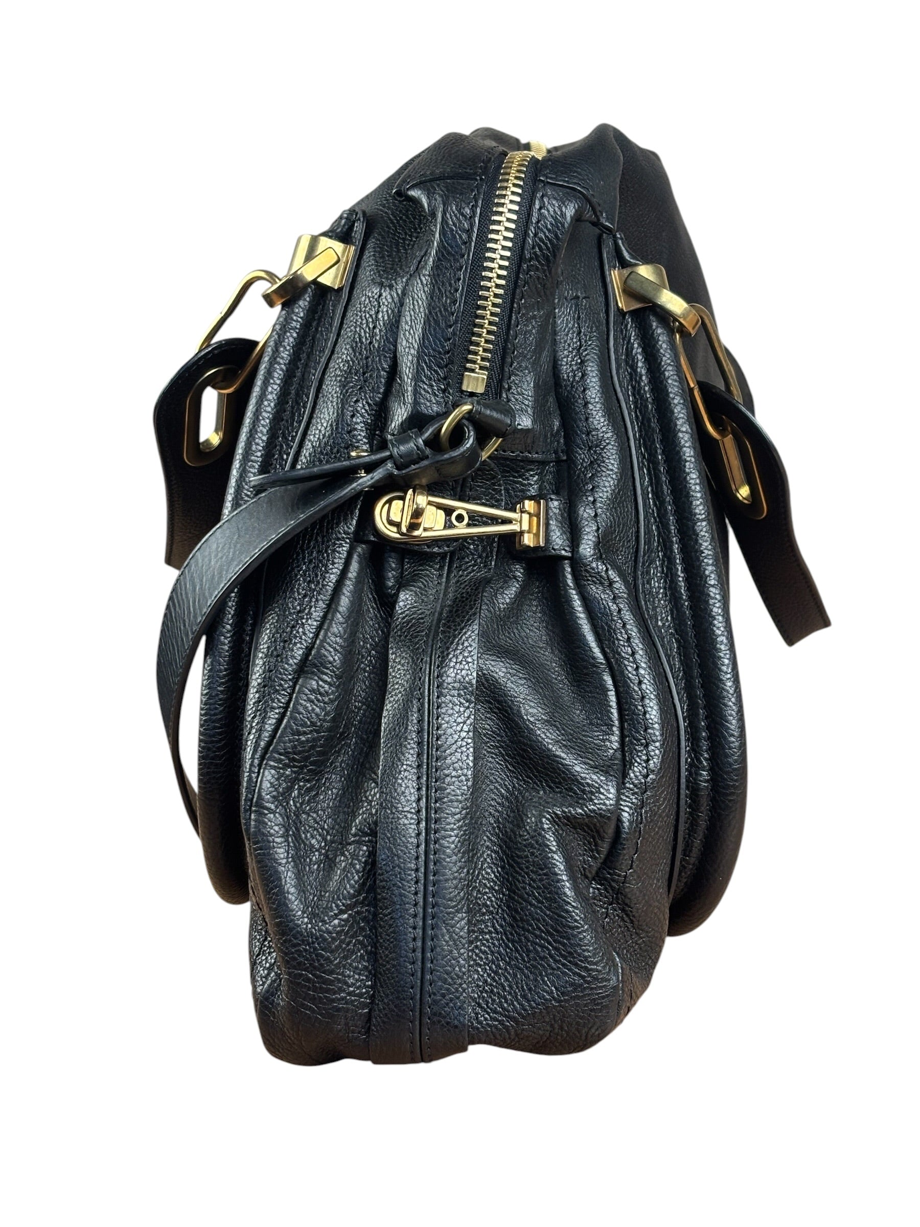 Chloe Black Paraty Leather Two-Way Bag