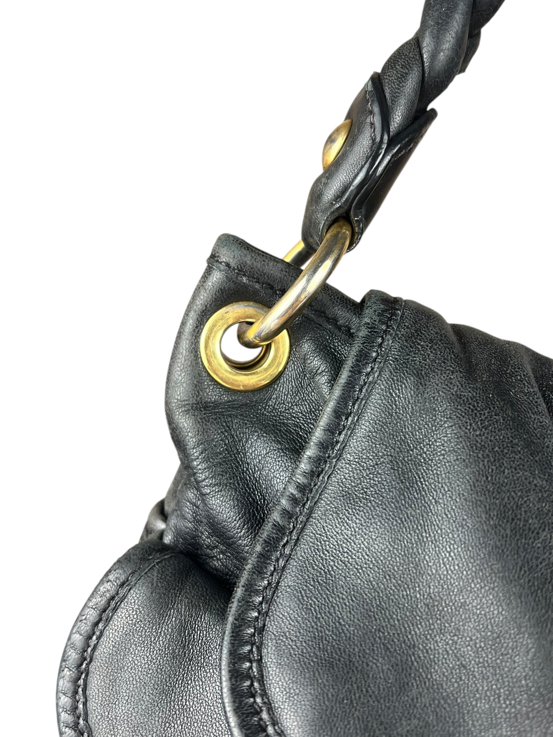 Miu Miu Vintage Calfskin Soho Shoulder Bag