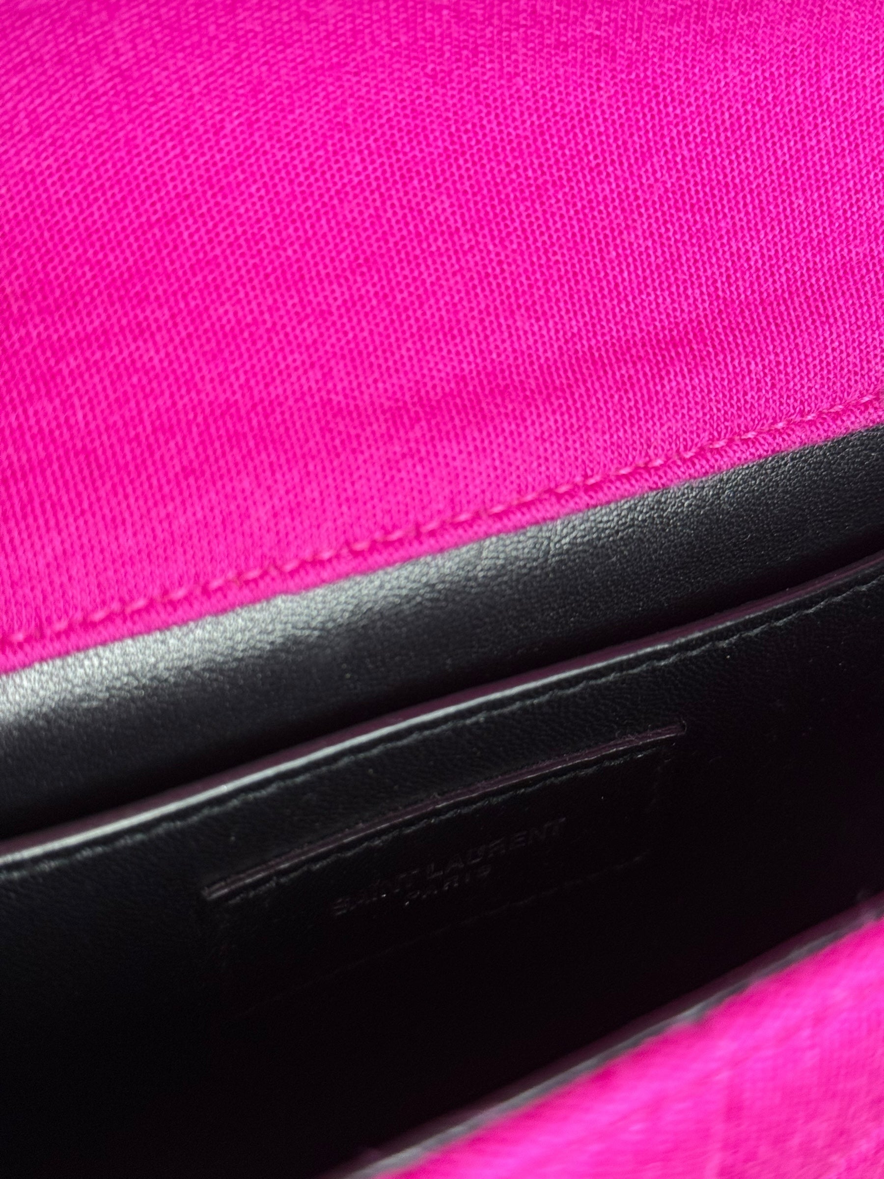 Yves Saint Laurent Pink Jersey Jamie Bag