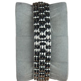 Fendi White Rectangular Dial Stainless Steel Band