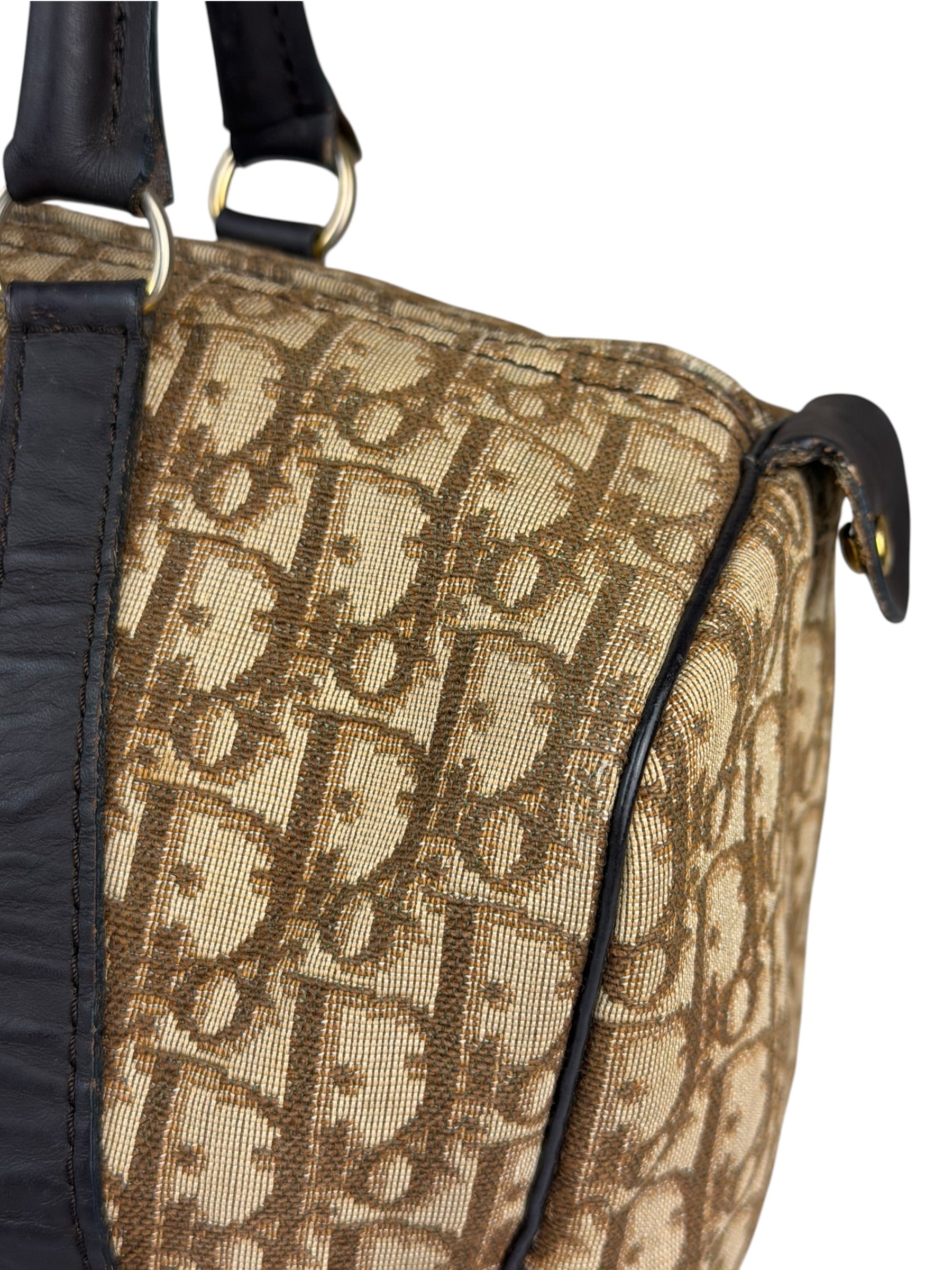 Christian Dior Vintage Brown Trotter Handbag