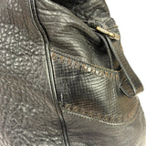 Fendi Black Leather Etniko Du Jour Shoulder Bag