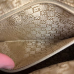 Gucci Beige Leather Vintage Hobo Bag