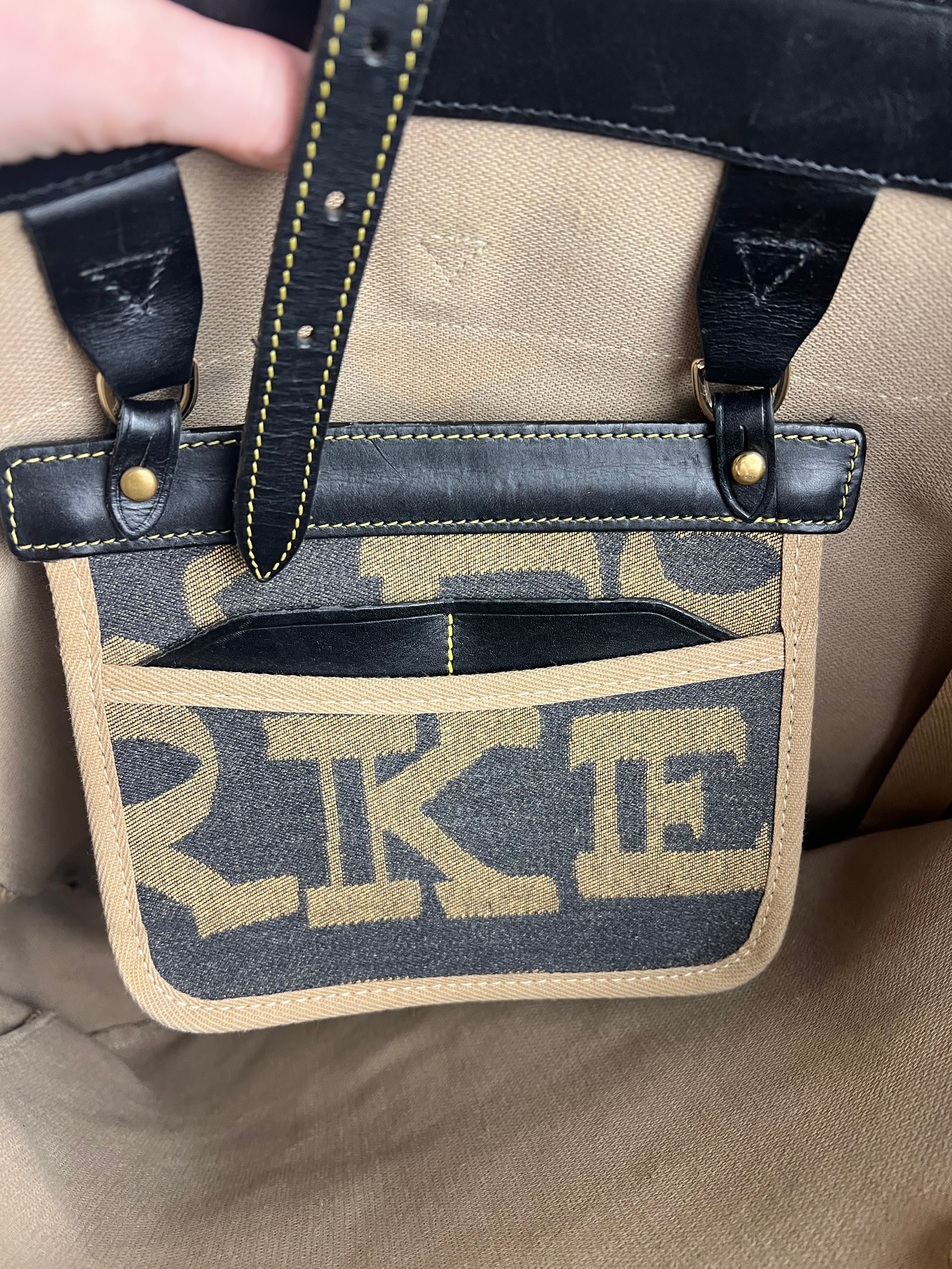 Dooney & Burke Vintage Canvas Logo Tote