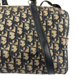 Christian Dior Vintage Canvas Monogram Trotter Oblique Boston Hand Bag