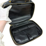 Chanel Black Caviar Leather Vanity 2Way Handbag '96-'97