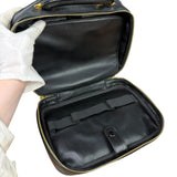 Chanel Black Caviar Leather Vanity 2Way Handbag '96-'97