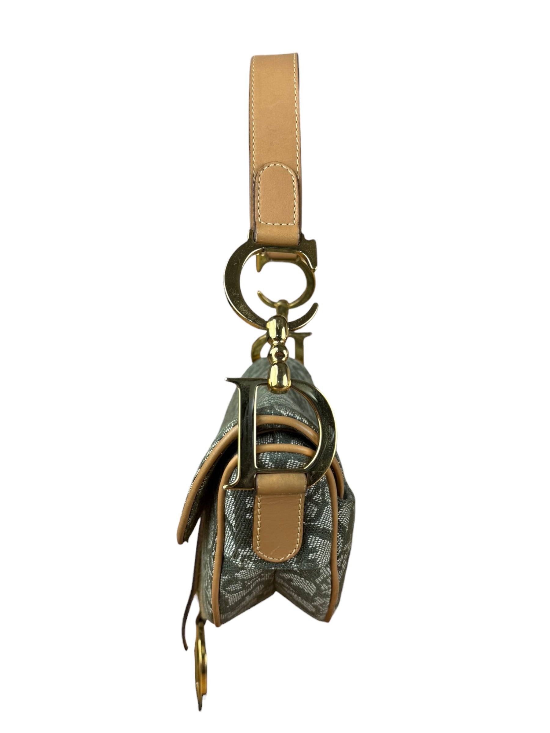 Christian Dior Vintage Trotter Saddle Shoulder Bag