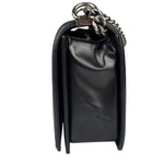 Chanel Black Calfskin Boy Flap Bag 2015