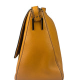 Fendi Brown Leather Mamma Foreever Flap Baguette