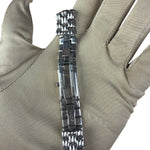 Fendi Blue Rectangular Dial Stainless Steel Band