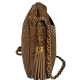 Chanel Vintage Leather Lizard Tassel Camera Case - 1987