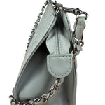 Chanel Vintage Grey Patent Leather Lucky Symbols Icon Pochette 1989