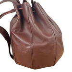 Cartier Vintage Burgundy Leather Must De Cartier Bucket Bag