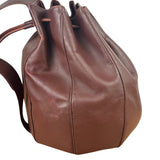 Cartier Vintage Burgundy Leather Must De Cartier Bucket Bag