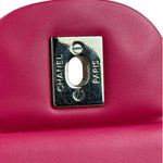 Chanel Hot Pink Large Patent Leather Double Flap Shoulder Bag 2014