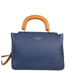 Burberry Navy Blue/Brown Dk88 Medium Two-Way Bag