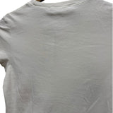 Christian Dior White Floral Embroidered Trotter Logo Short Sleeve T-Shirt