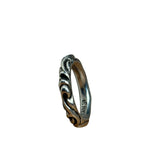 Chrome Hearts 925 Silver Scroll Bag Ring