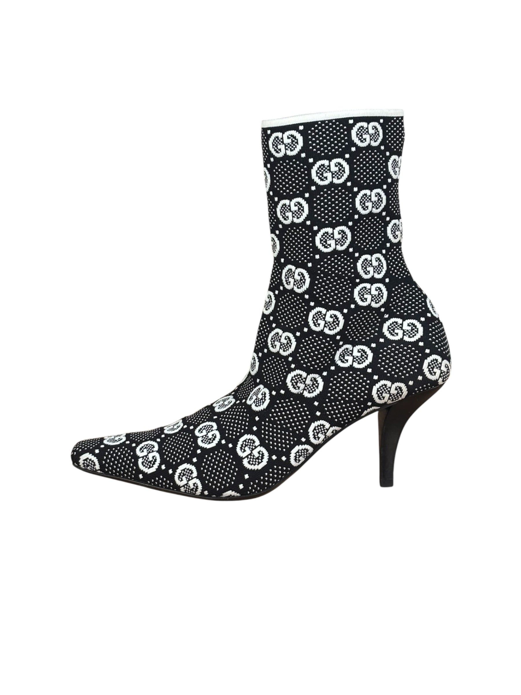Gucci GG Jersey Knit Boots