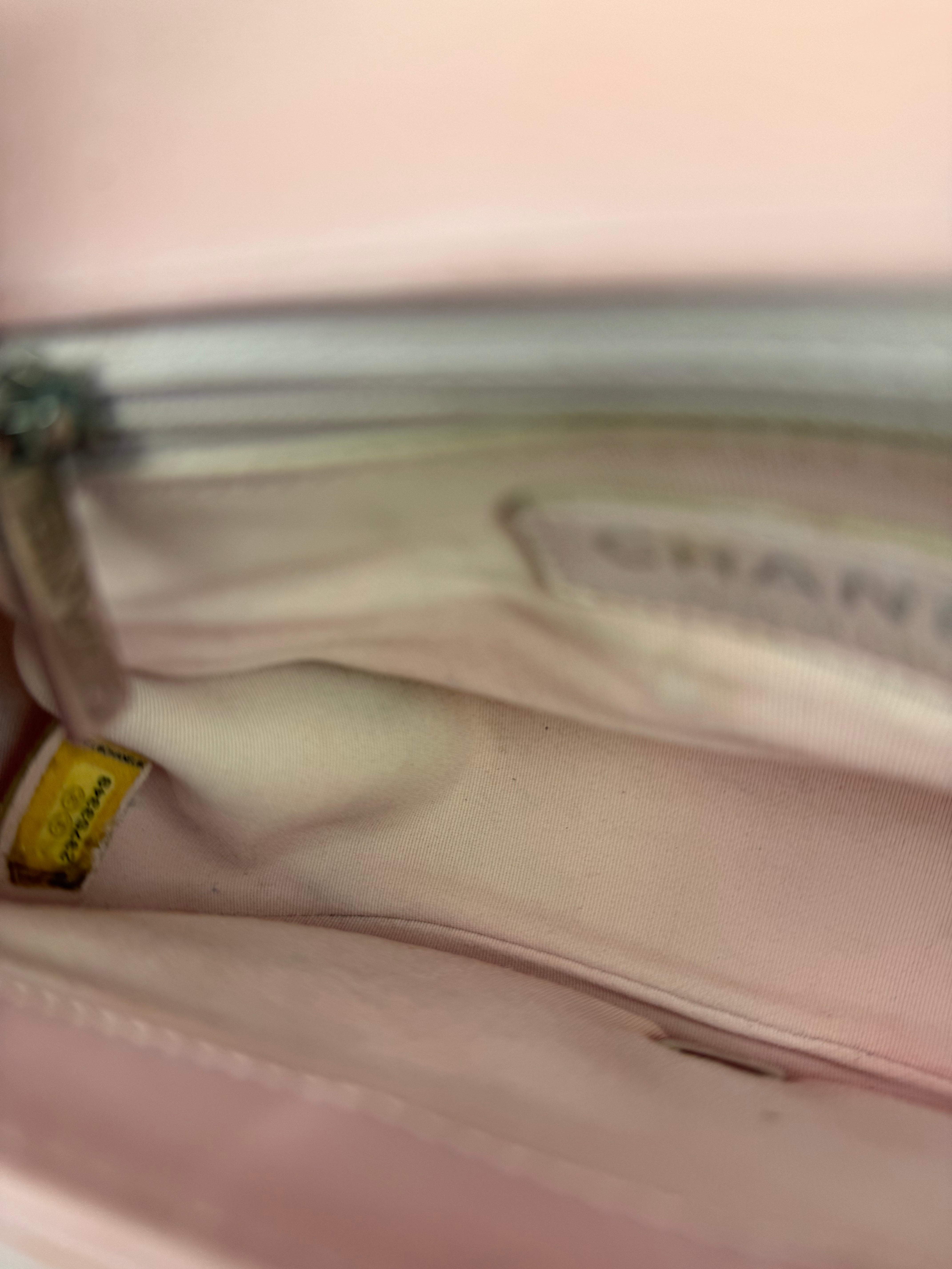 Chanel Pink Stitch Quilt Ring My Bag 2Way Flap 2017